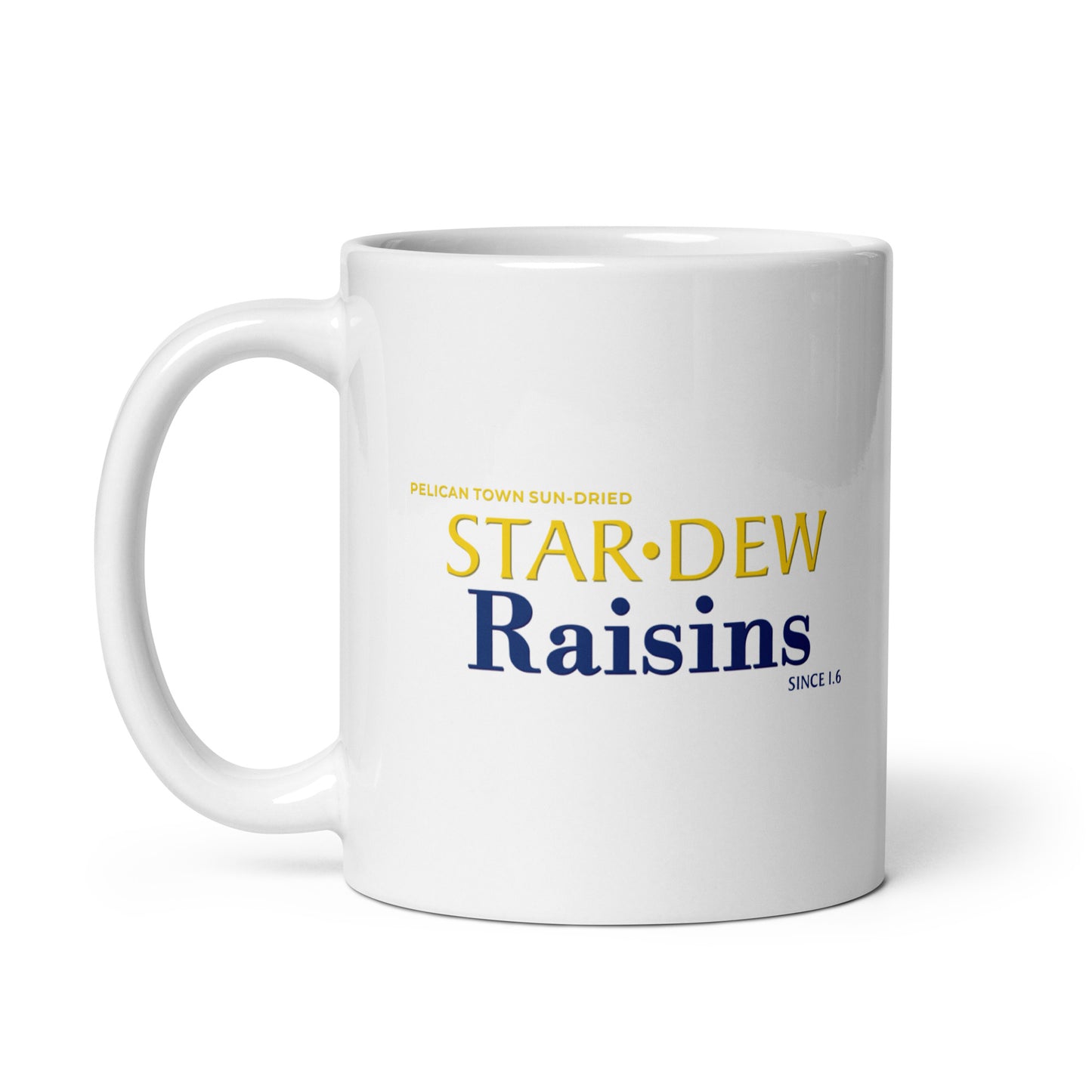 Star-Dew Raisins White glossy mug