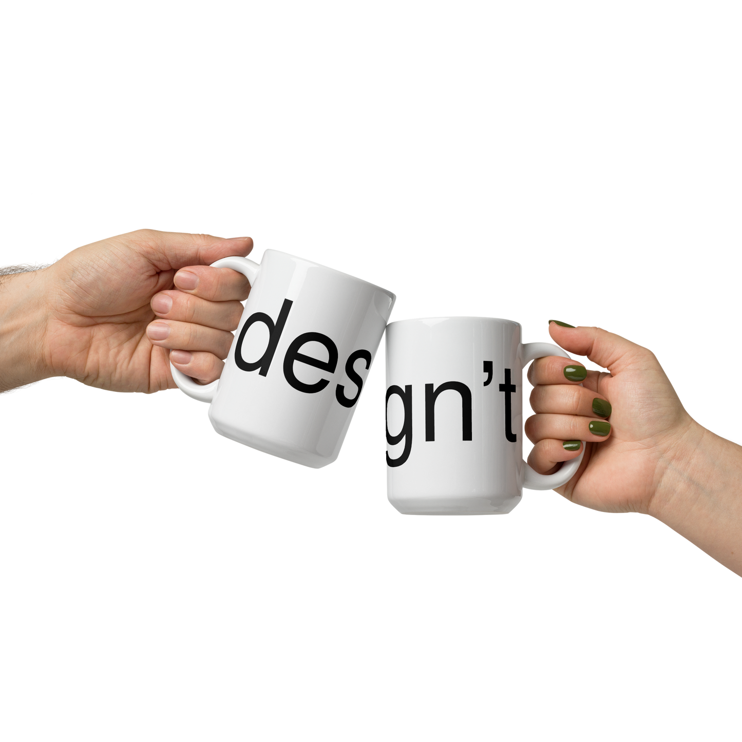design't mug